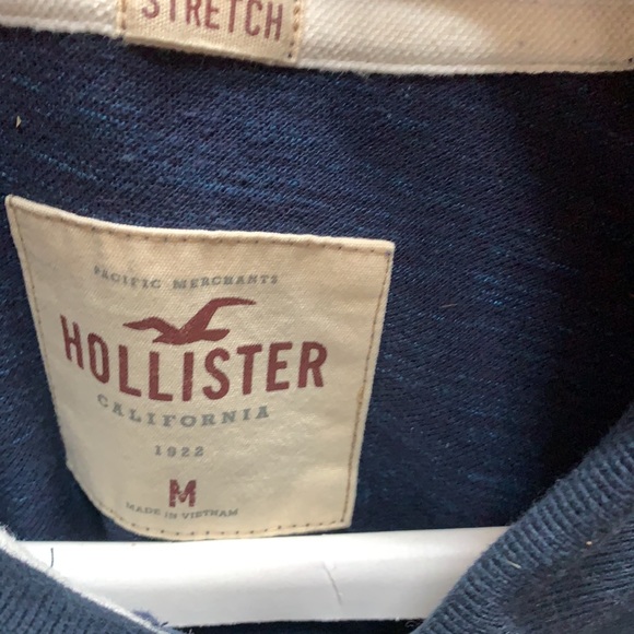 Men’s Hollister short sleeve polo shirt Sz M - Picture 2 of 5